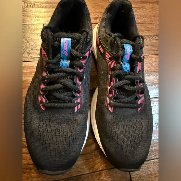 Asics GT 1000 Purple Black Women 8.5 Running Shoes 1012A030 Athletic